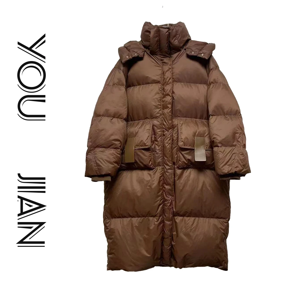 【薇恩COCO】秋冬厚女款羽绒服中长款羽绒服外套 S0182