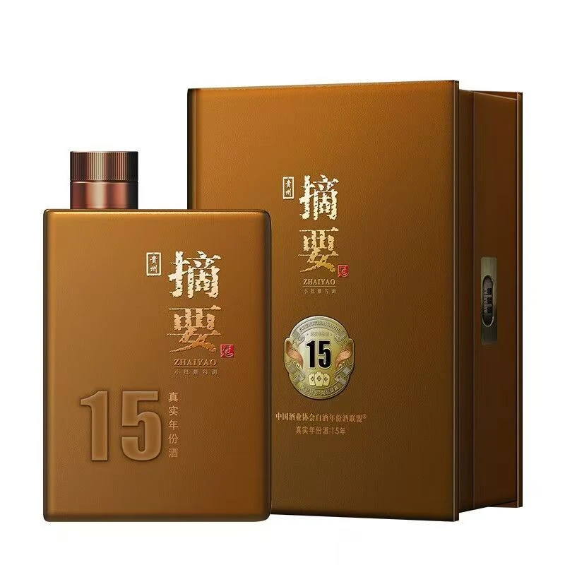 摘要 酒摘要真实年份15   酱香型白酒53度500ml