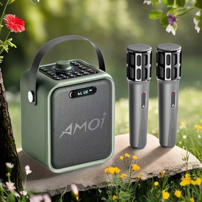 AMOI/夏新A71重低音音响低音炮音响迷你无线神器k歌手提唱歌迷你