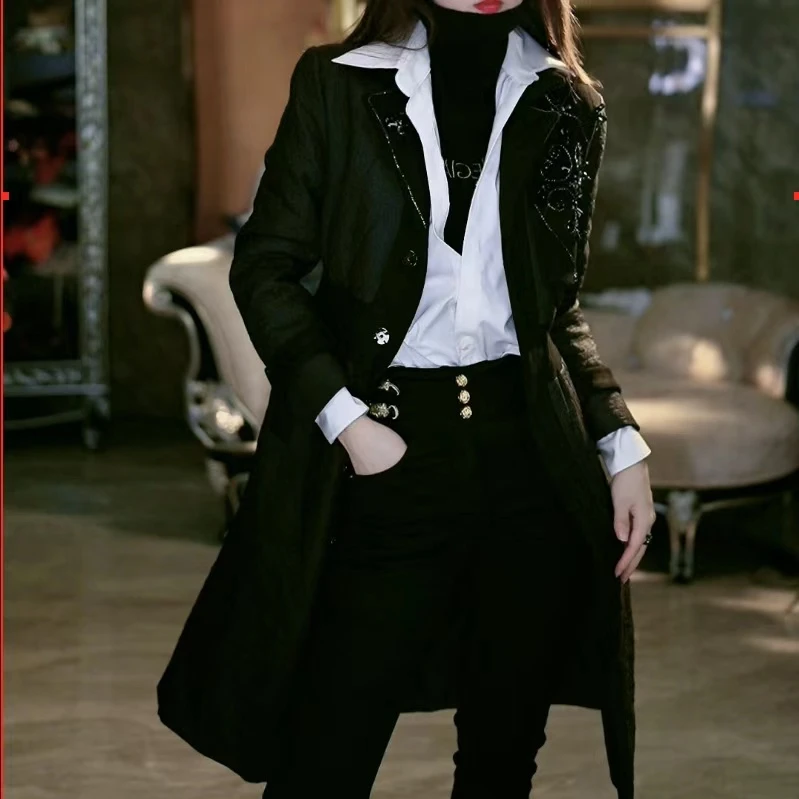 SEJI/瑟纪10.25【黑天鹅城堡】重工气质羽绒外套