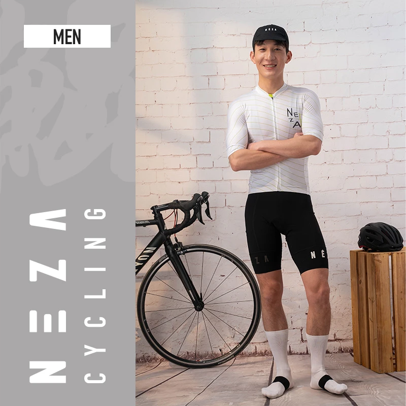 NEZA「鲲.翠玲」男女款透气速干骑行服短袖上衣公路自行车夏季