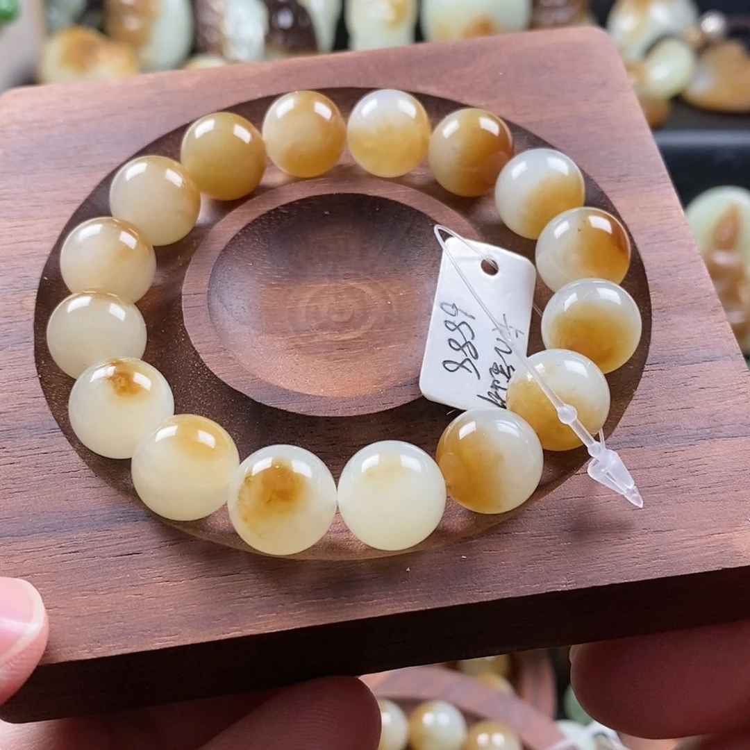 【闪购商品】和田玉（糖玉）手链未镶嵌
