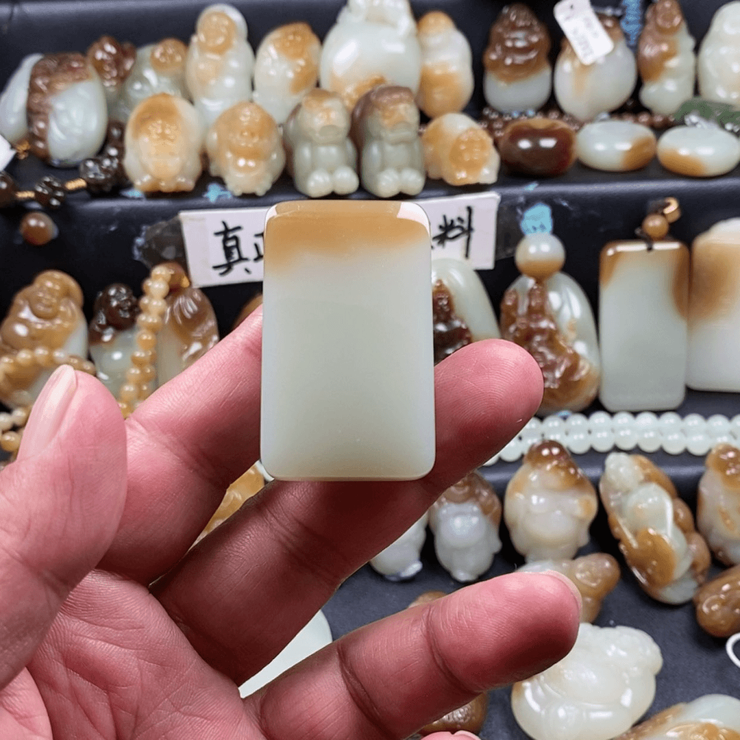 【闪购商品】和田玉（糖玉）颈饰未镶嵌贤*