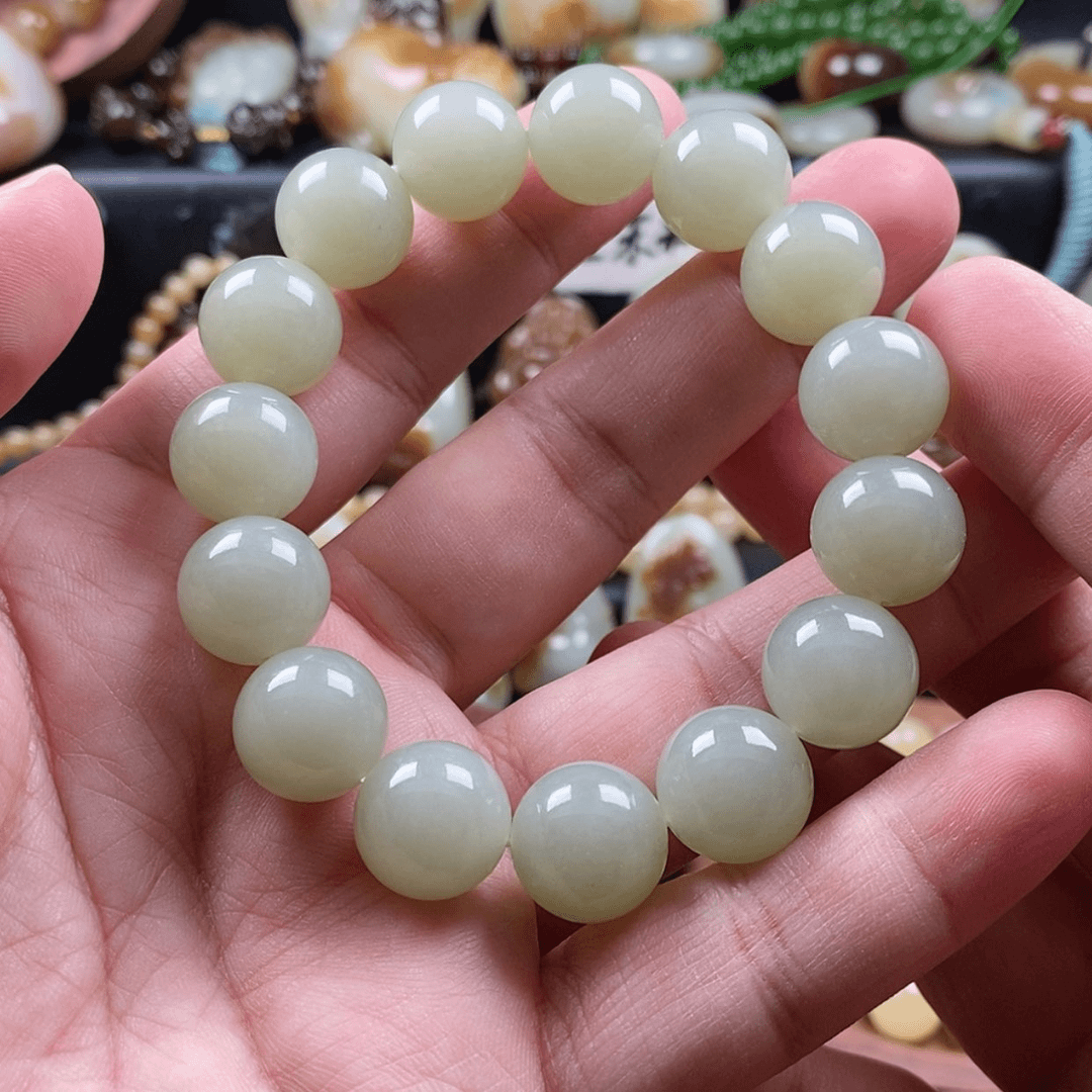 【闪购商品】和田玉（糖玉）手链未镶嵌
