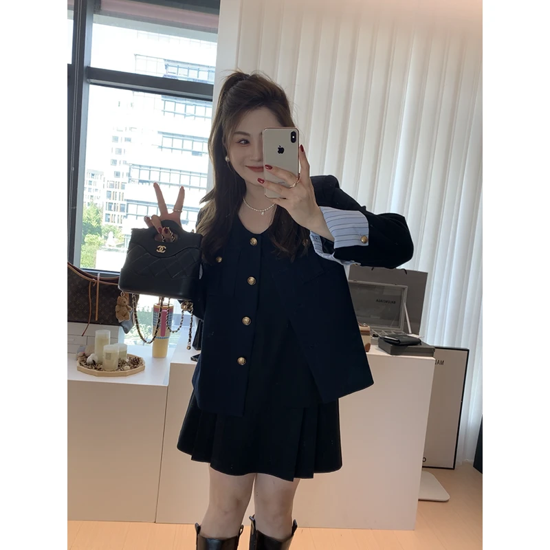 【胖佳佳】现货~佩斯艺术馆 高级感小香外套秋季气质百搭H624T12856