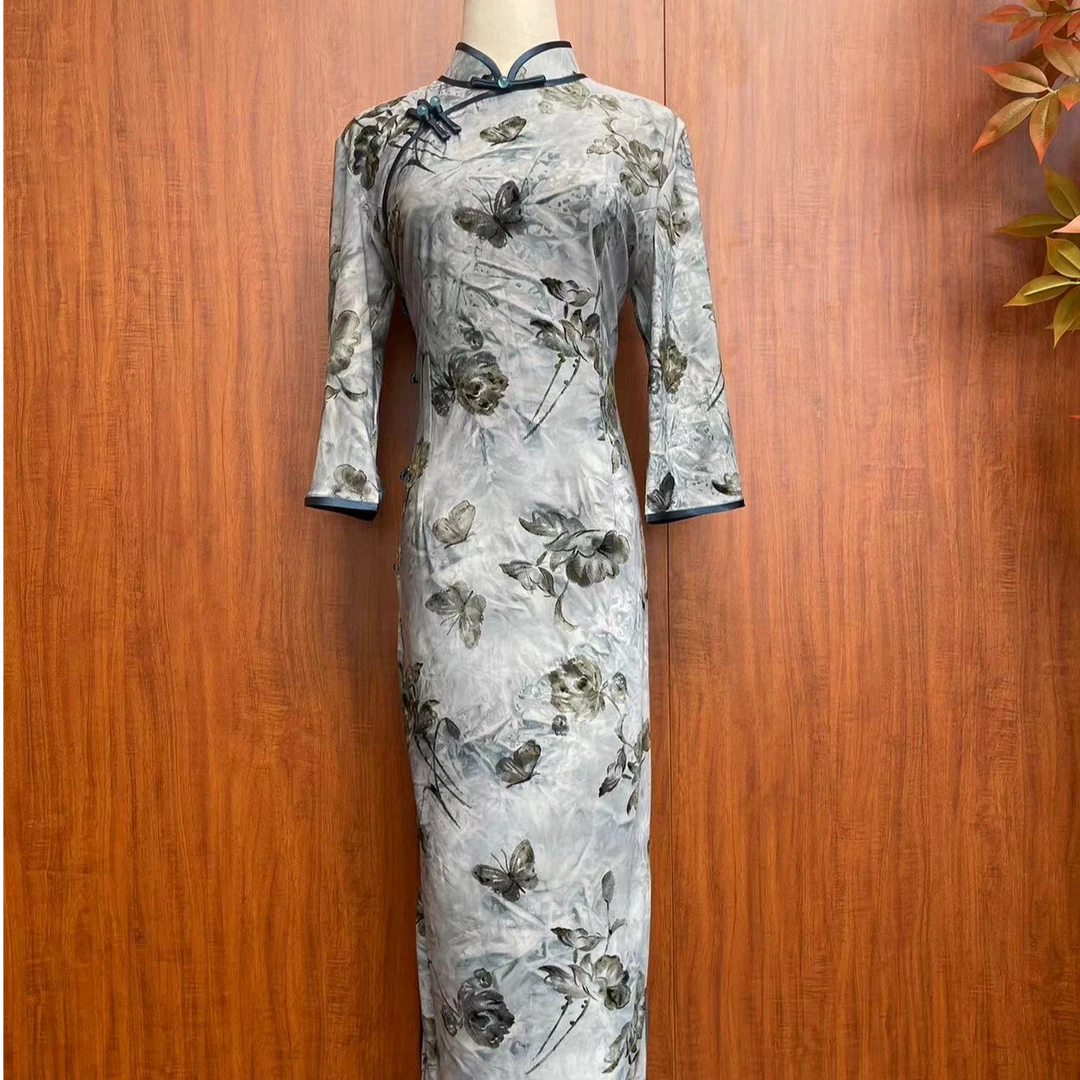 【玉润玉枝】中国风修身复古时尚优雅大方旗袍