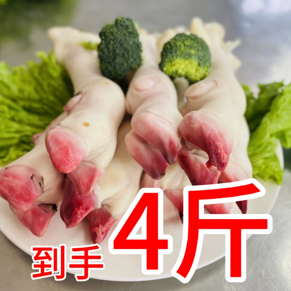 【顺丰4斤】白羊蹄（12个到16个）鲁西南小尾寒羊羊蹄+卤肉包