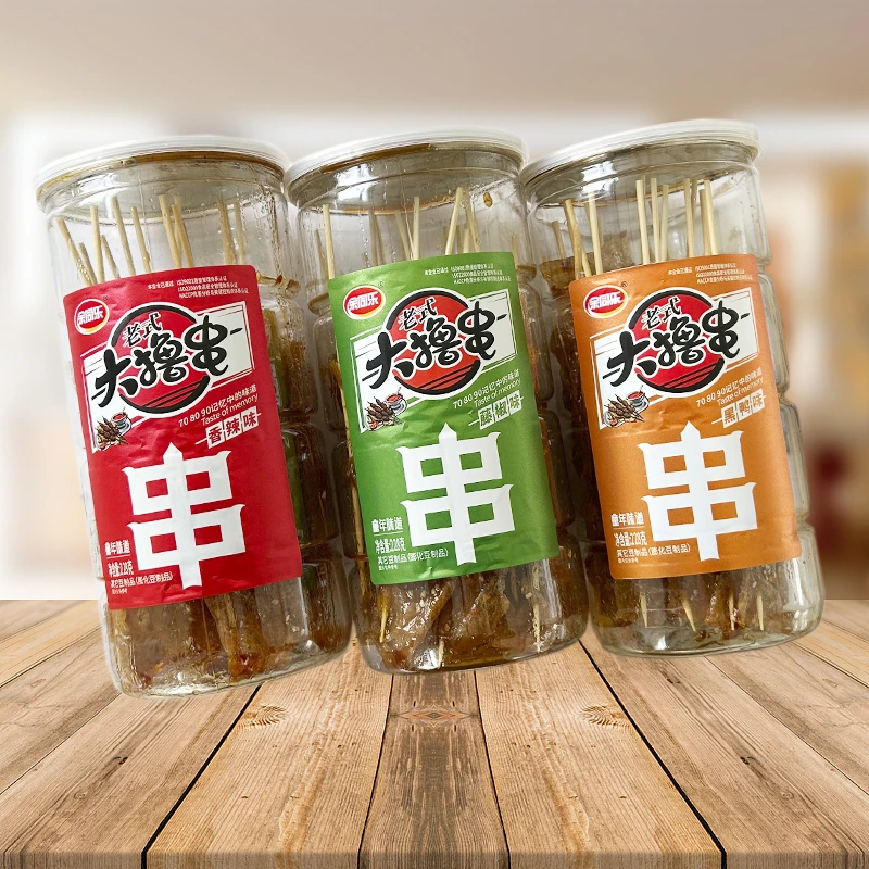余同乐老式大撸串多口味素食辣条豆制品怀旧童年小吃聚餐零食笋0g