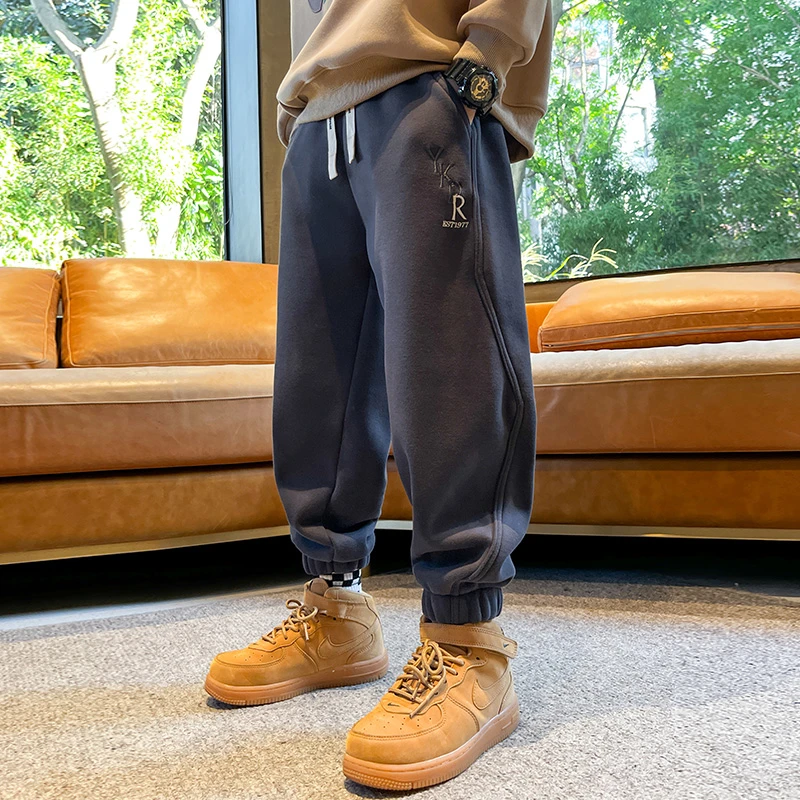 男童裤子2025秋冬新款运动裤中大童休闲长裤儿童卫裤秋装洋气韩版