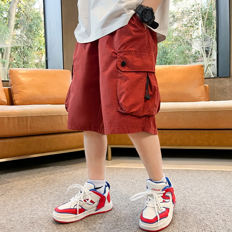 男童工装短裤夏季薄款韩版中大童夏装休闲五分裤儿童宽松夏天裤子