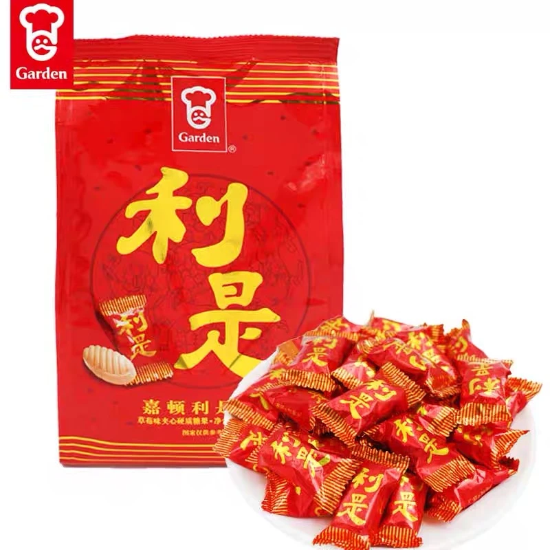 嘉顿利是糖喜糖小孩零食夹心糖果礼盒结婚年货大礼包300g