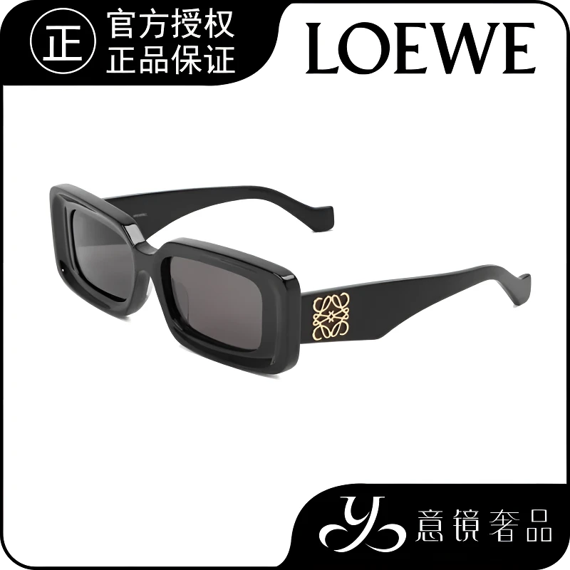 LOEWE/罗意威夏季必备时尚个性潮款百搭墨镜太阳眼镜LW40102F 01A