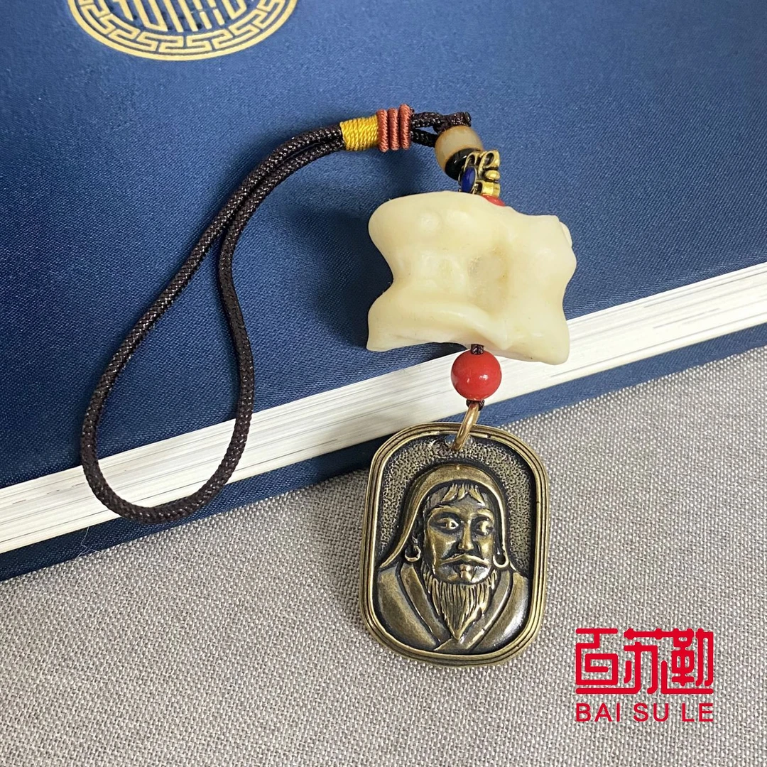 内蒙工艺品车挂件嘎拉哈背包挂件羊拐骨车挂合金蒙古元素车挂礼品