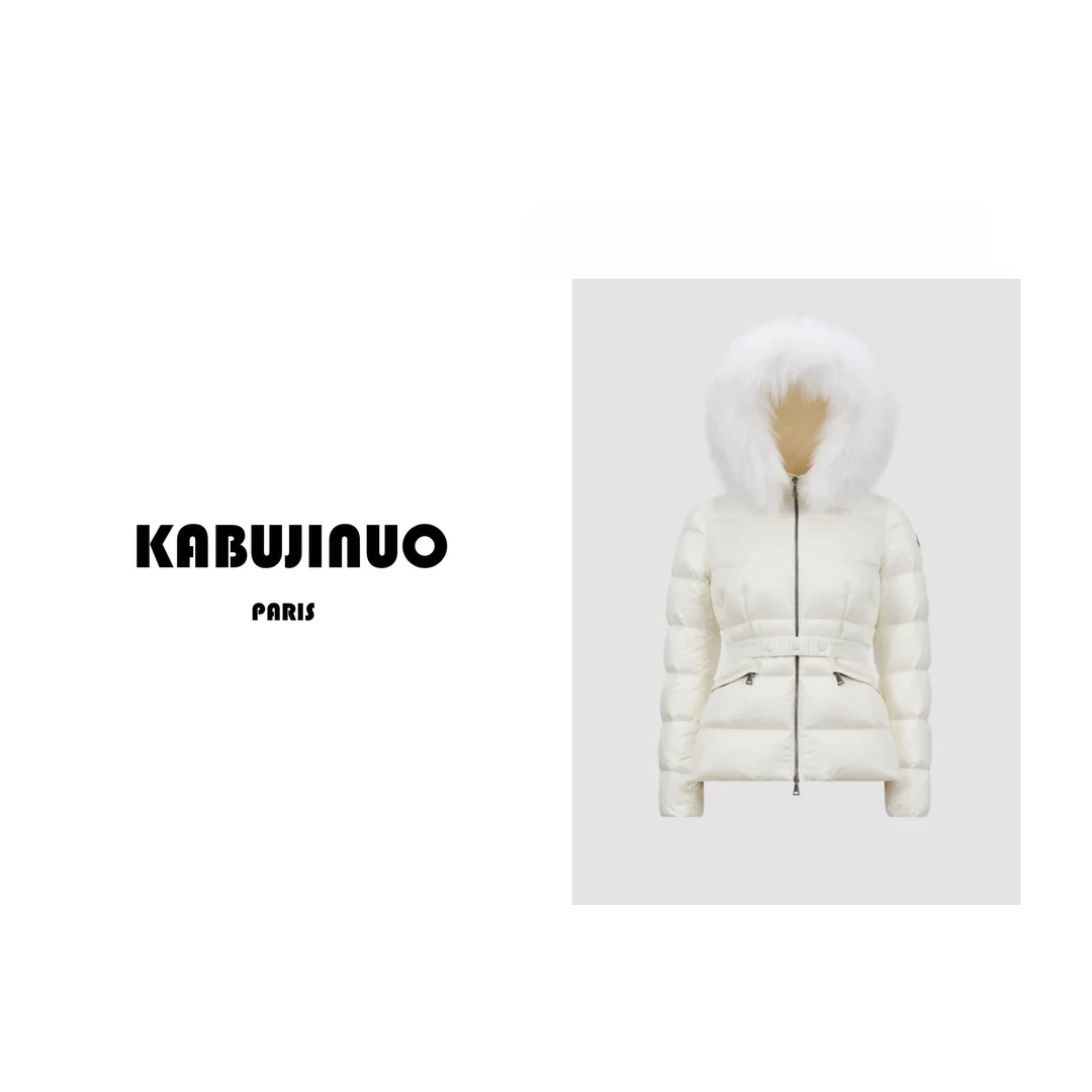 【KBJN服饰】M家鹅绒真毛领收腰保暖羽绒服小蛮腰女款
