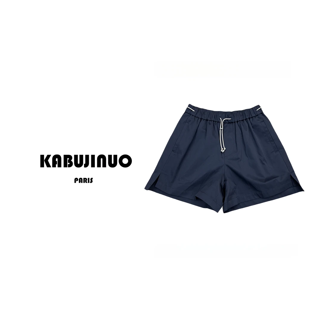 【KBJN服饰】夏季极简风百搭宽松抽绳短裤