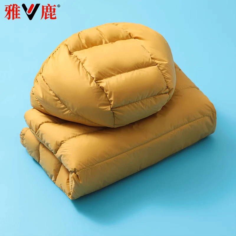 雅鹿儿童轻薄羽绒服短款男童女童宝宝潮流韩版外套中大童洋气时尚