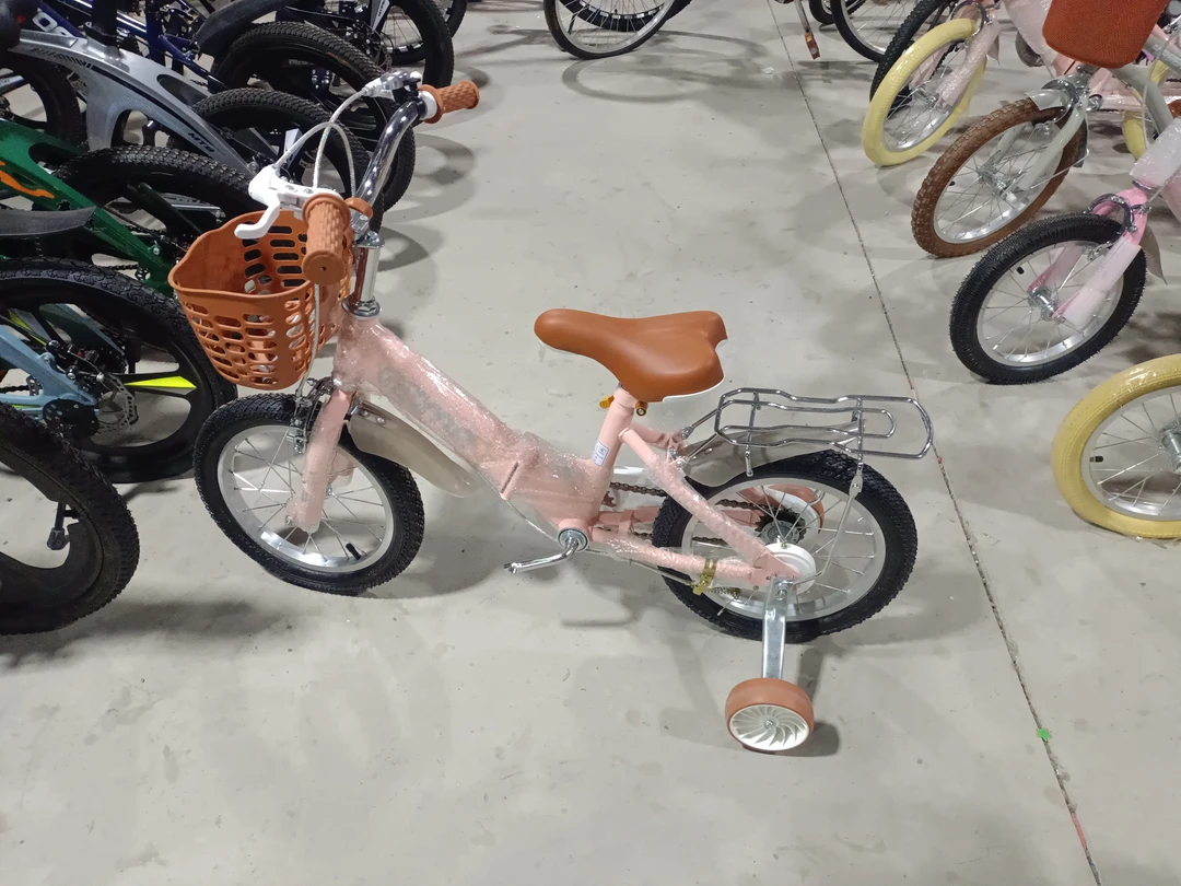 14寸儿童自行车粉色/16寸黑色（样品车，微瑕介意勿拍）
