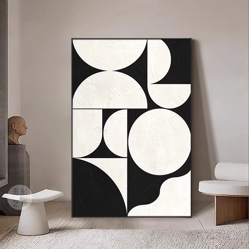 2024新款抽象客厅装饰画小众艺术沙发背景墙挂画高级感落地画壁画