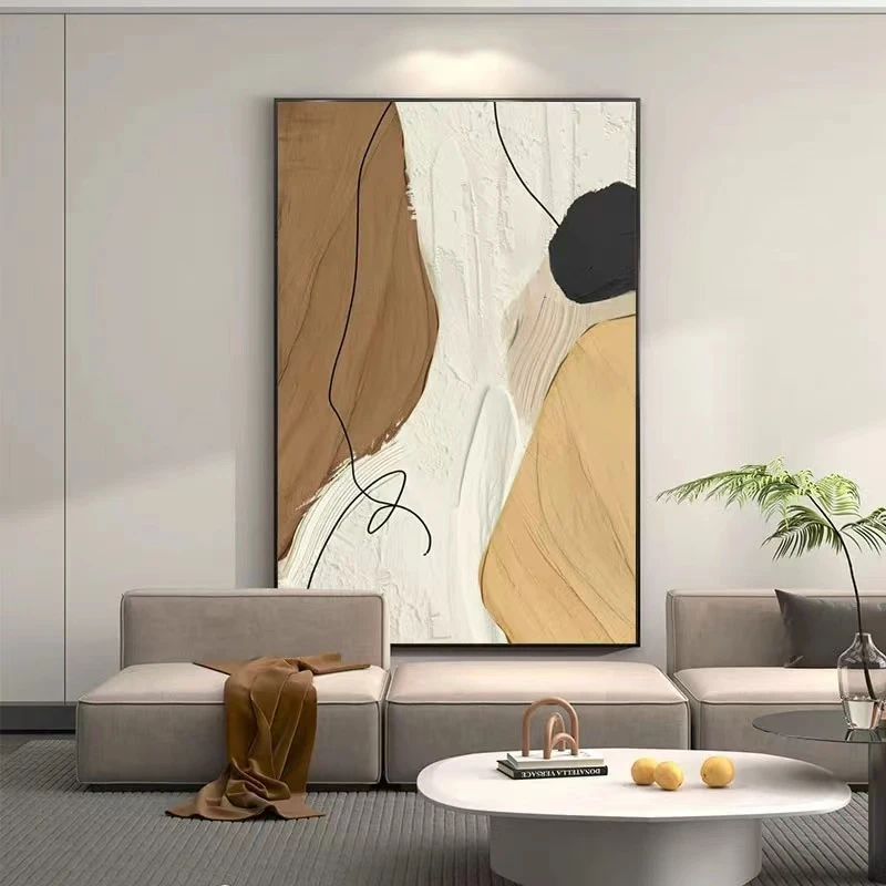 抽象客厅装饰画沙发背景墙壁墙画样板房艺术壁画玄关过道挂画