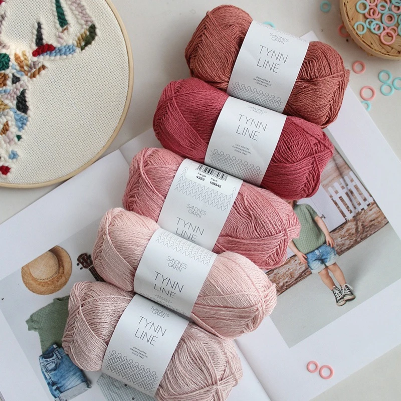 SANDNES TYNN LINE进口亚麻棉线春夏款亲肤柔软舒适宝宝线