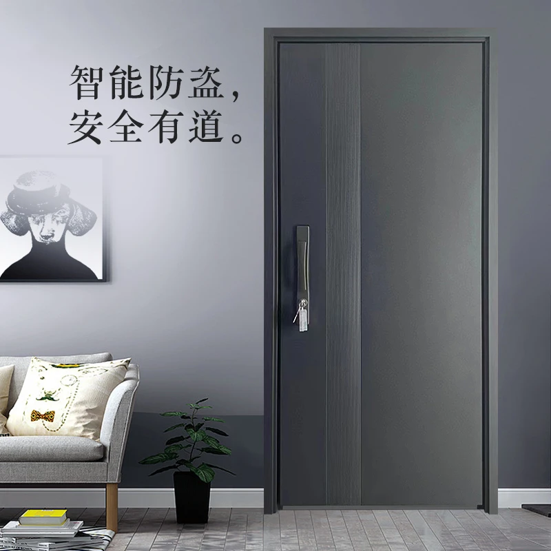 （王者）入户小区无加高防盗门大门精品防盗门厂家直销（可配指纹锁）