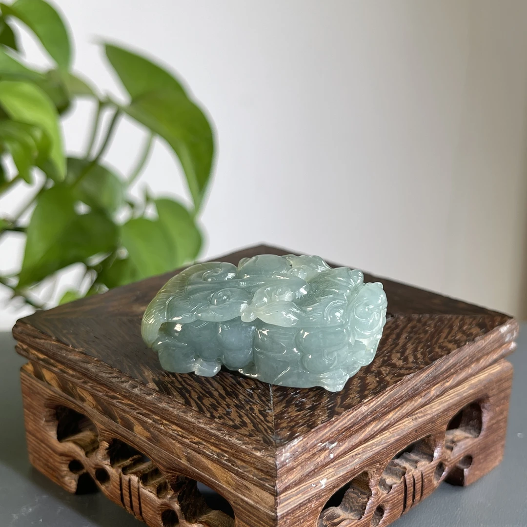 JXB27-39  天然缅甸A货翡翠  貔貅