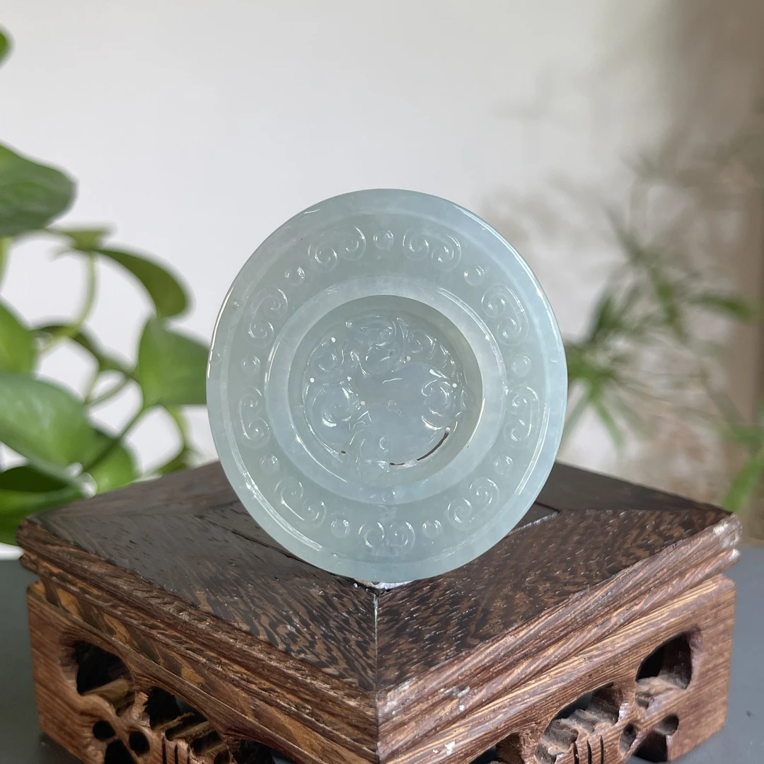 JXW28-115 天然翡翠缅甸A货 时来运转