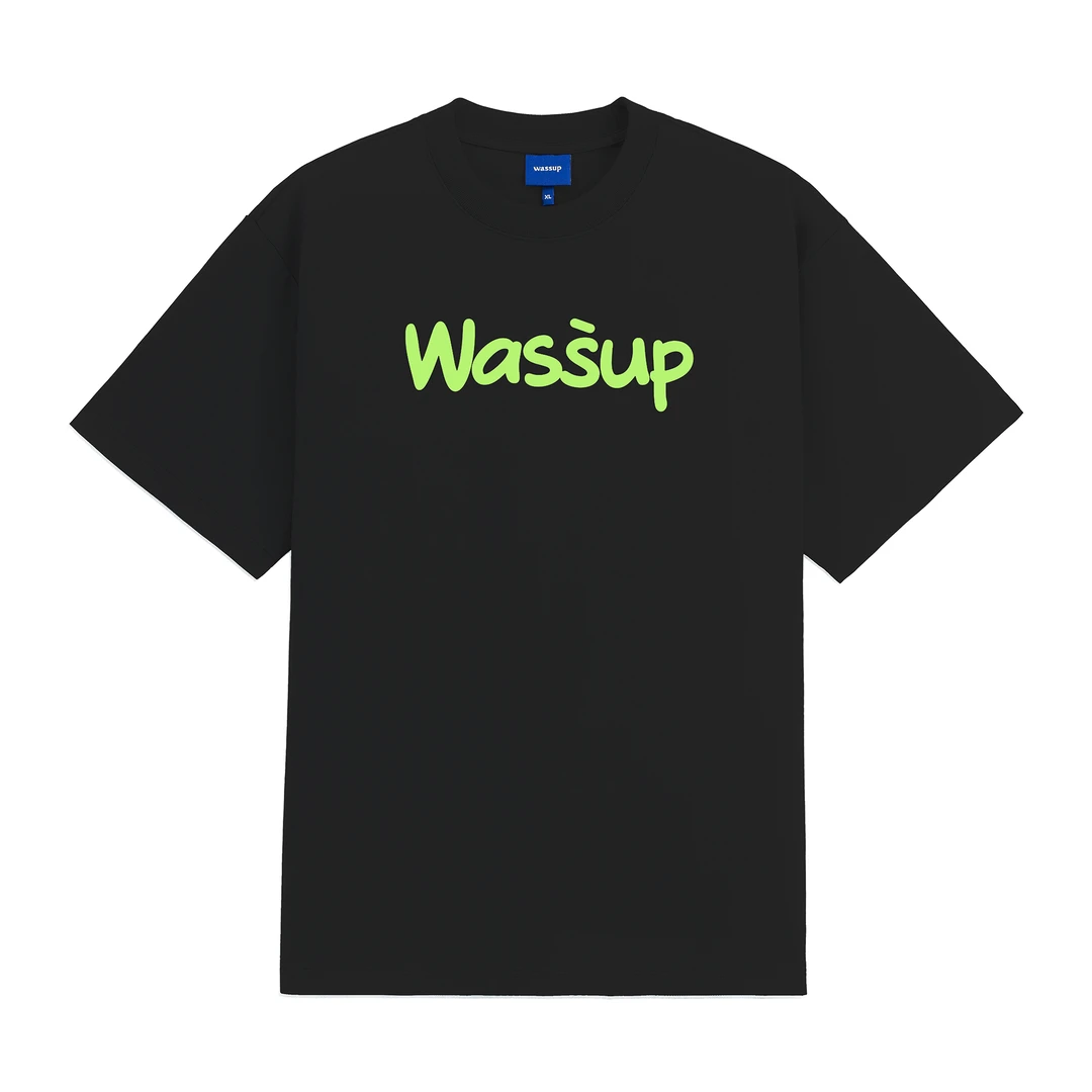 WA SSUP官方-(WA SSUP基础款)纯棉印花夏季短袖男女同款高t恤百搭