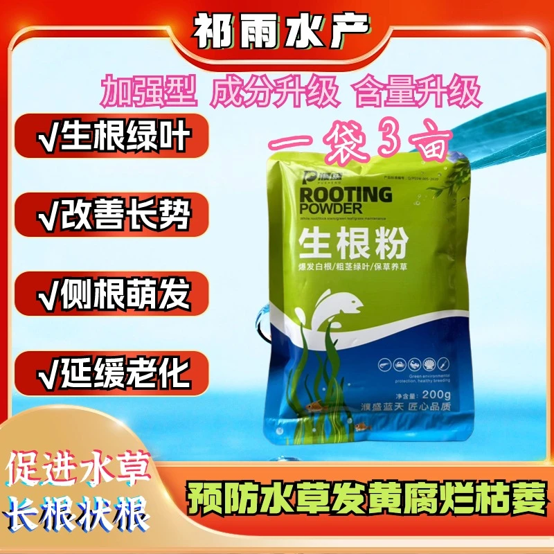 《生根粉》加强型生根长草冒新芽恢复水草活力预防腐烂漂浮发黄枯萎