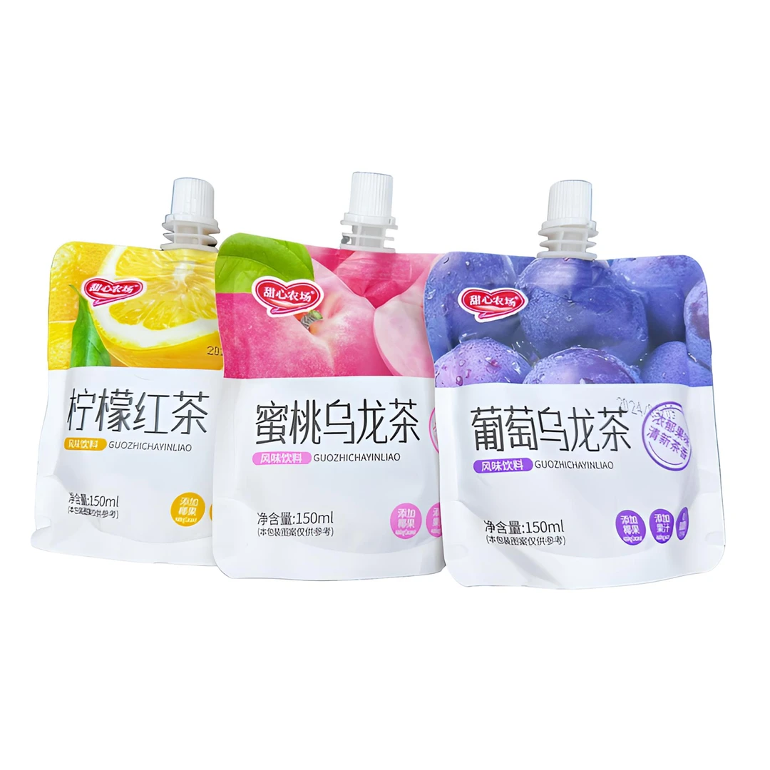 【新疆包邮】0脂肪甜心农场风味乌龙茶休闲饮料童年添加椰果茶香