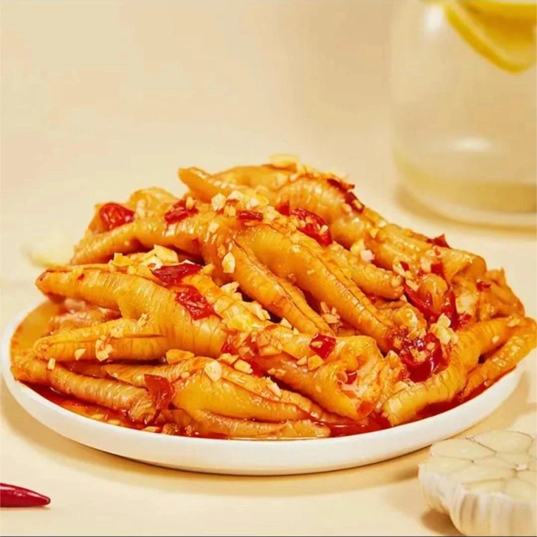 脱骨鸡爪酸辣去骨凤爪网红爆款开袋即食休闲食品零食