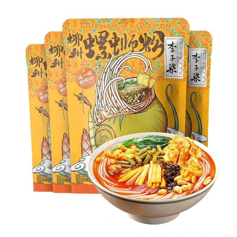 【新疆包邮】李子柒螺狮粉255g*3袋