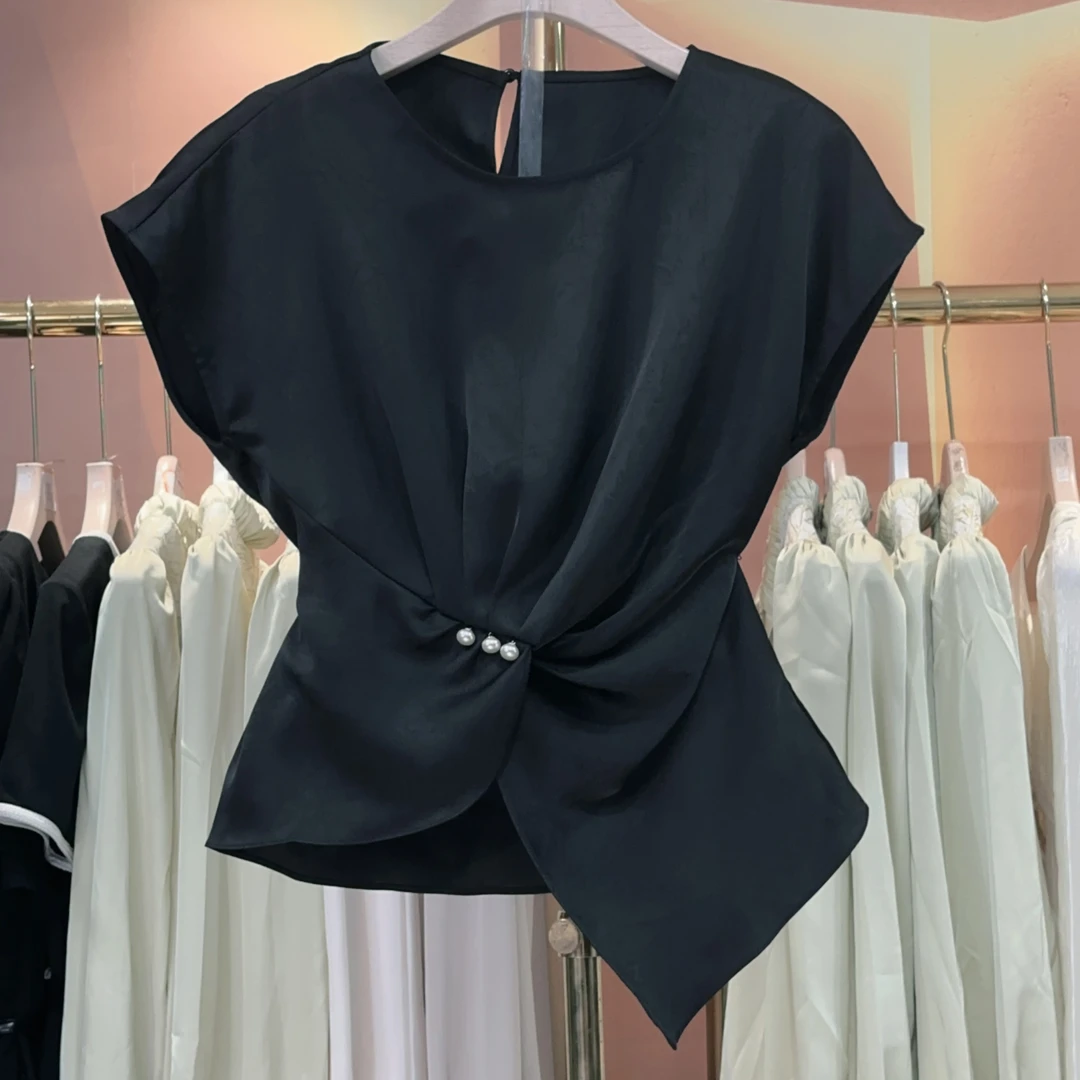 【RG982】2025年春装新款时尚气质百搭减龄显瘦新款女装小衫