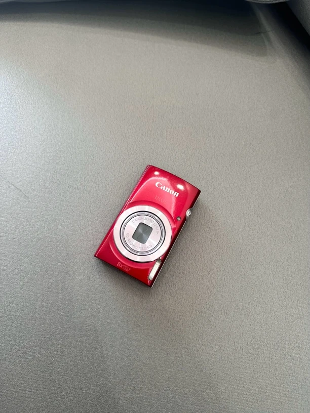 99新 Canon/佳能 ixus160 2000w像素8倍光变ccd数码相机红色