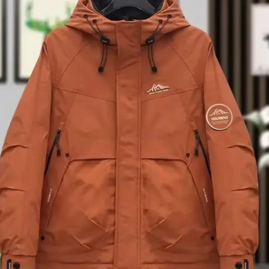 2038*【御寒雪山】#2024冬季帅气百搭保暖锁温时尚外套潮流-1防风