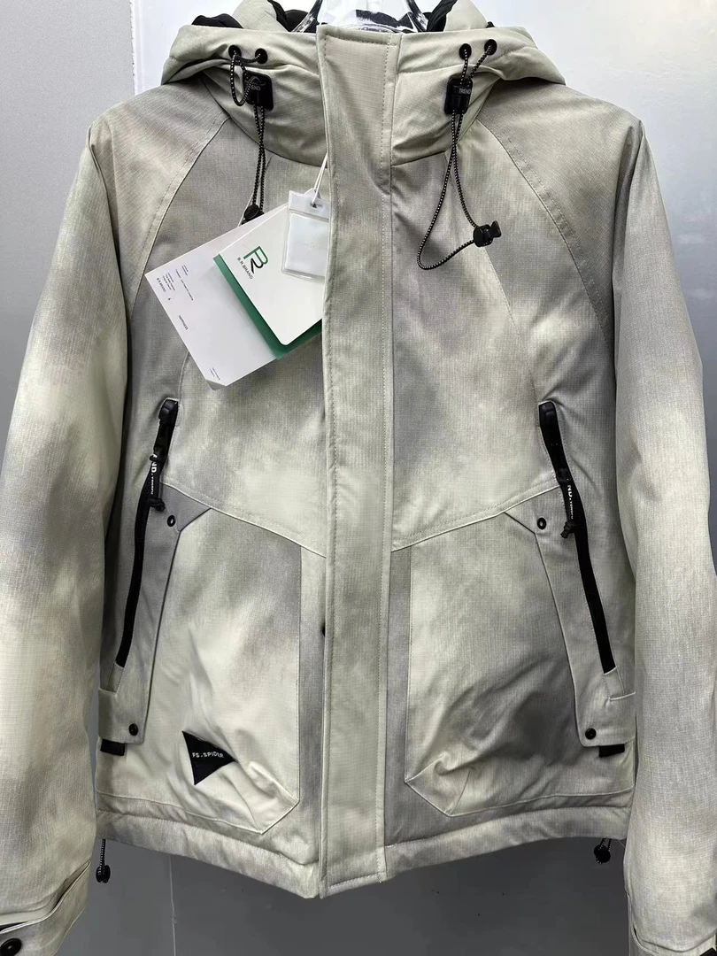 25013白#【恒温守护者】冬季恒温重工钢印外套