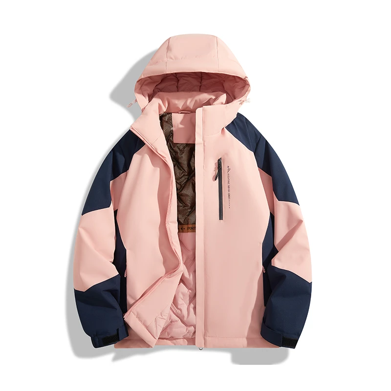 情侣款加厚黑金石墨烯棉衣连帽时尚棉服保暖防风外套Q3