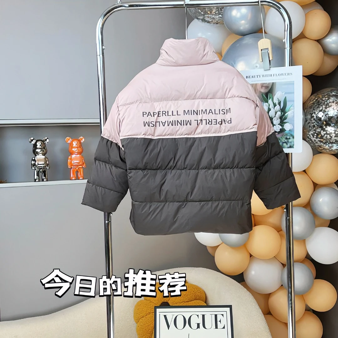 女童棉服冬季2023新款女宝宝冬装棉袄小女孩洋气加厚外套儿童棉衣