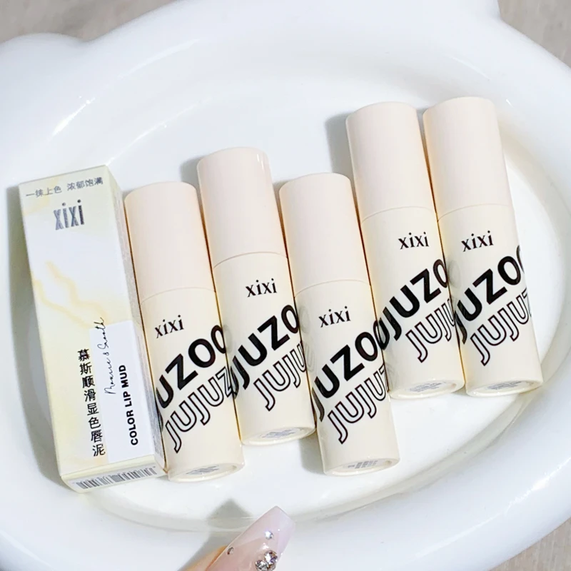 xixi慕斯顺滑唇泥哑光唇釉不易掉色不易沾杯纯欲风伪素颜浅色系