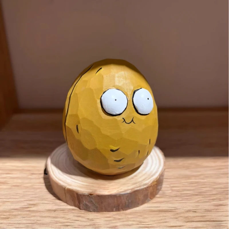 坚果摆件手工木雕摆件植物大战僵尸周边坚果墙摆件