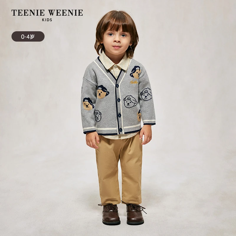 TeenieWeenieBaby小熊童装时尚百搭休闲长裤T0TC244916A