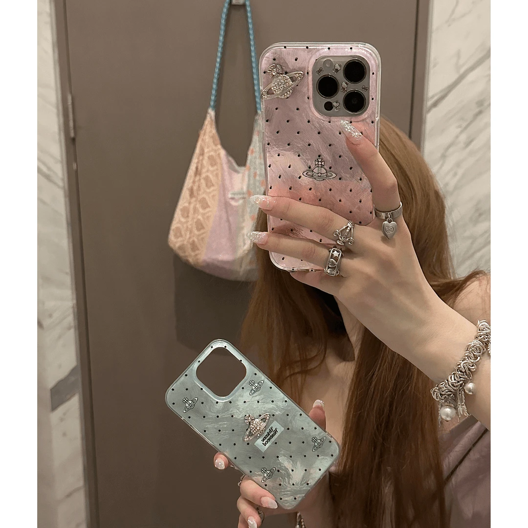 星球波点适用苹果iPhone15手机壳14ProMax13Pro防摔12118P/7P卡通