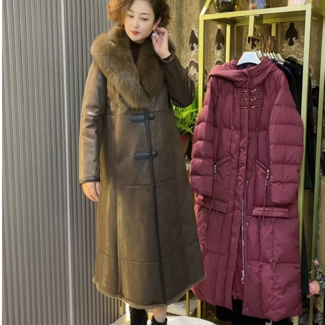 2024高端皮毛一体大衣527