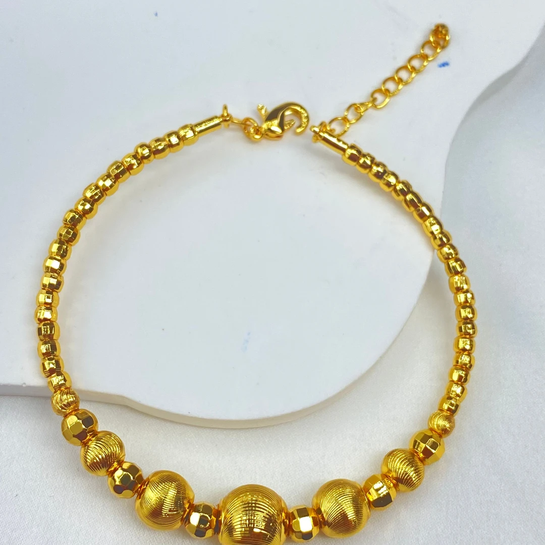 手镯 G黄色设计款开口手镯多样性发货14194