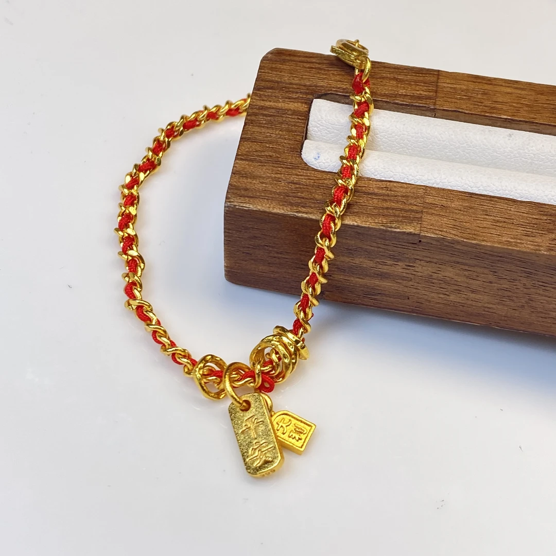 手链 F红色大吉红绳手链多样性发货40477
