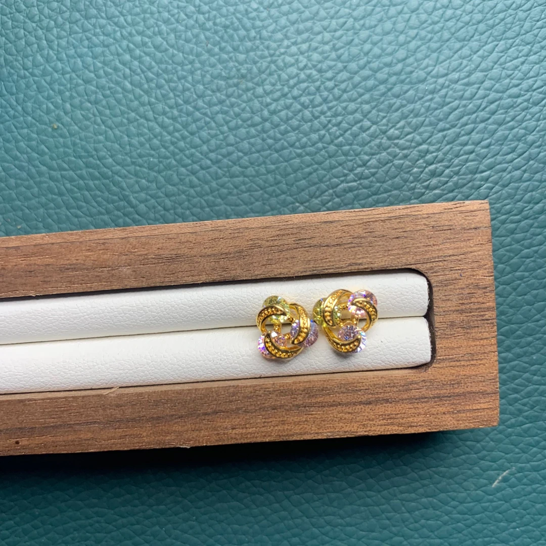 耳饰 G三色耳钉多样性发货15540