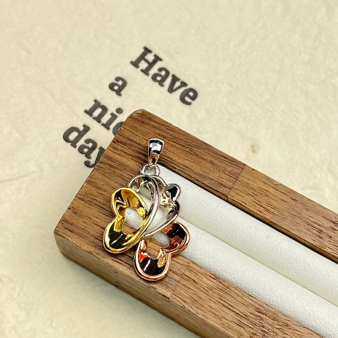 吊坠 SC三彩爱心吊坠多样性发货40969