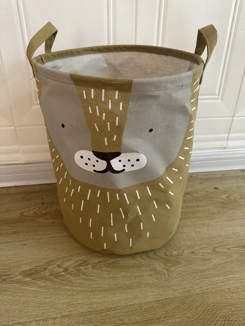 【两个装】PE黄老虎圆桶/脏衣篓35*40