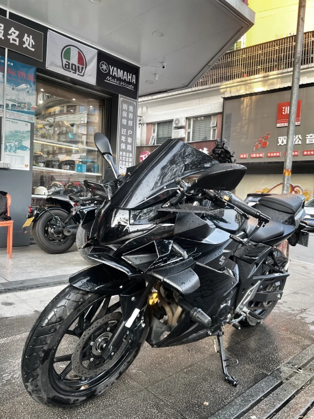 铃木GSX250R 改装大风挡 加高风挡风刀配件空气动力套件