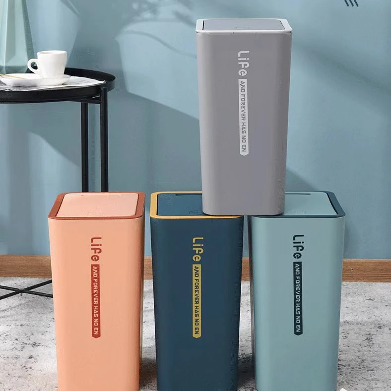 高档垃圾桶办公室客厅大容量卫生间按压垃圾桶客厅高端上档次大号